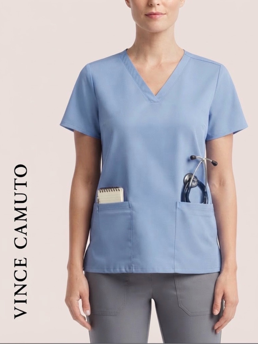 Medical Uniform • Like New
Women’s Notched Sleeve Medical Scrub Top